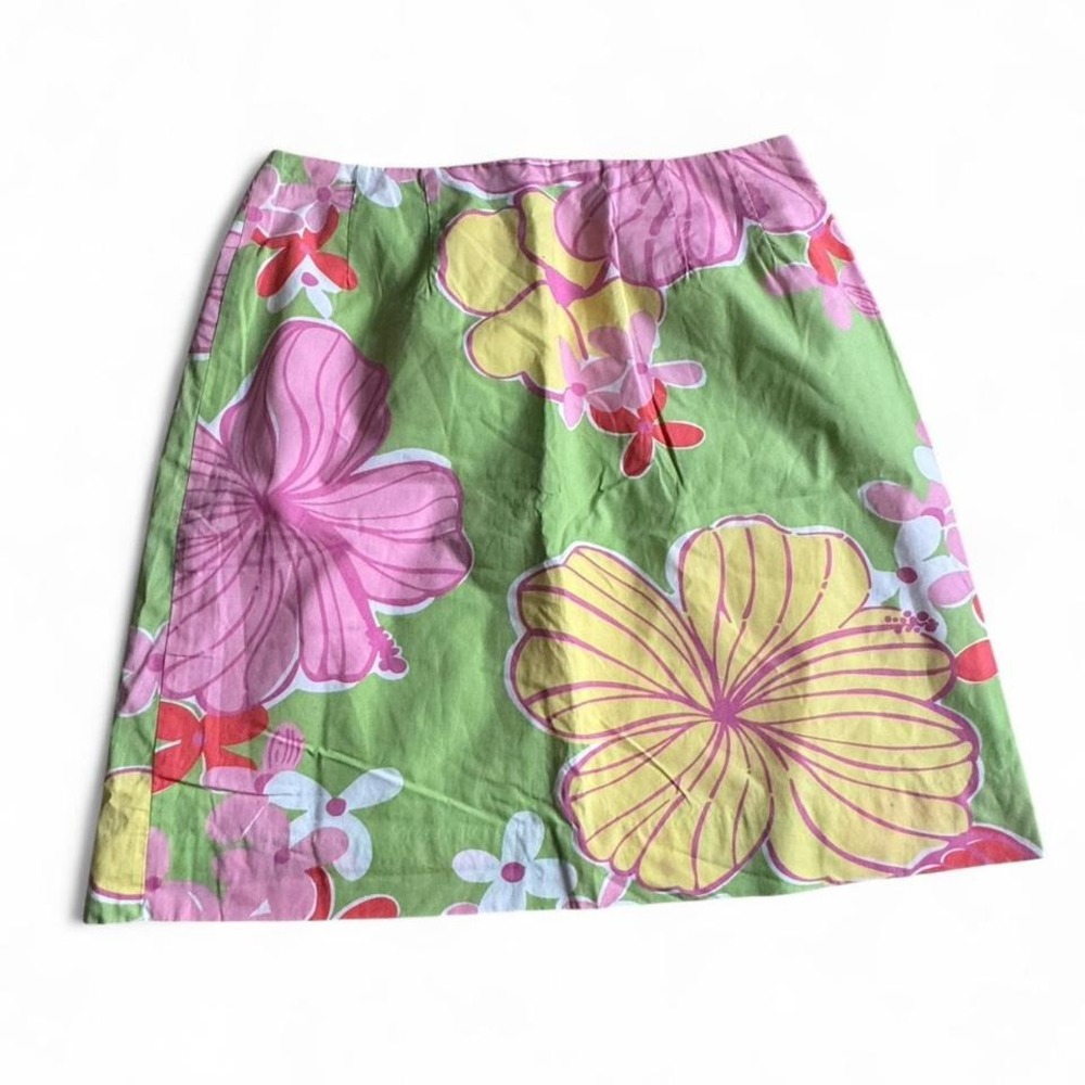 Lilly Pulitzer Floral Mini Skirt